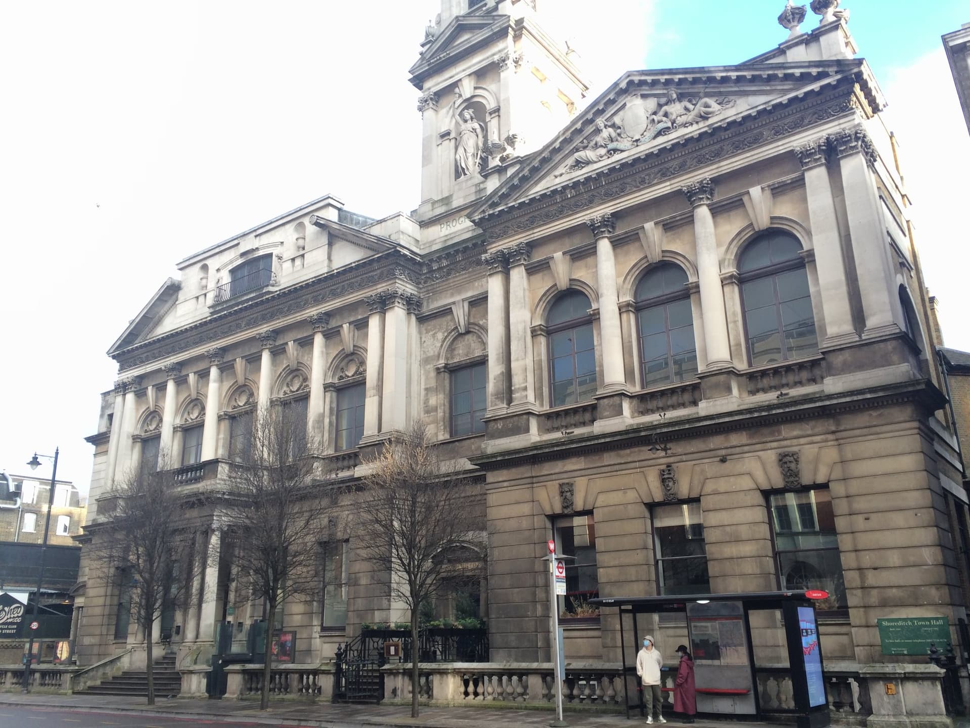 Shoreditch Town Hall, March 2021